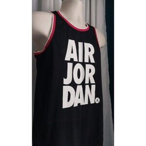 Nike Air Jordan Black Basketball Mesh Jersey Youth XL 12-13 Years